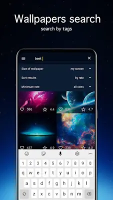 Space Wallpapers 4K android App screenshot 3