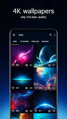 Space Wallpapers 4K android App screenshot 4